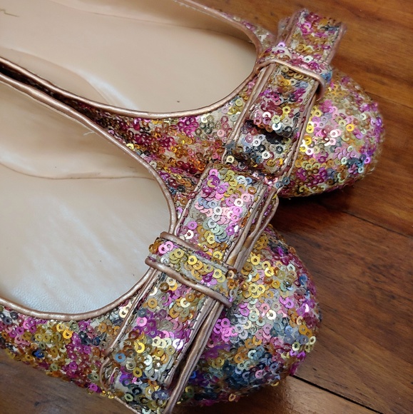 Jessica Simpson sparkled flats - Picture 2 of 7